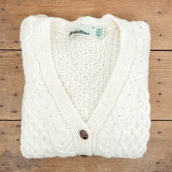 Gilet irlandais crème