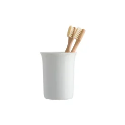 Gobelet pour brosse à dents en porcelaine