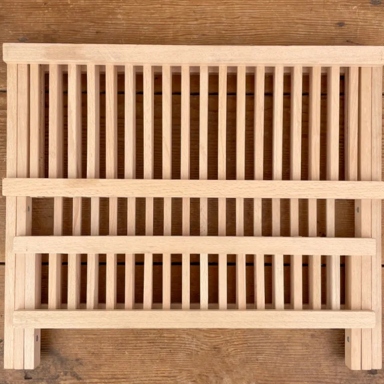 Égouttoir pliant en bois