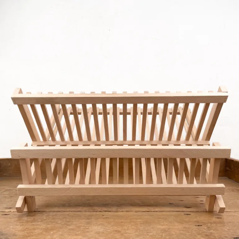 Égouttoir pliant en bois