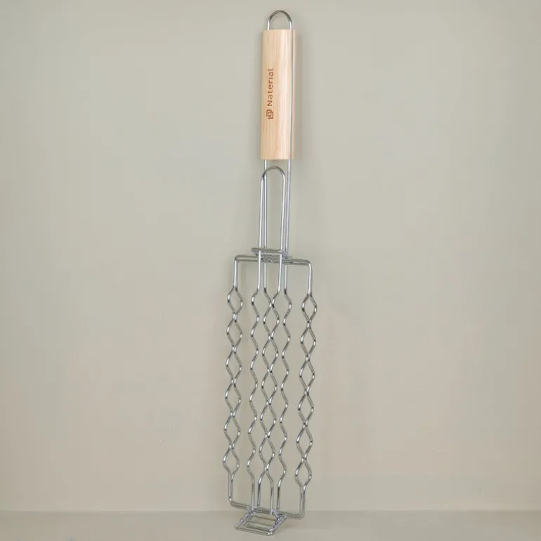 Grille barbecue double 6 saucisses