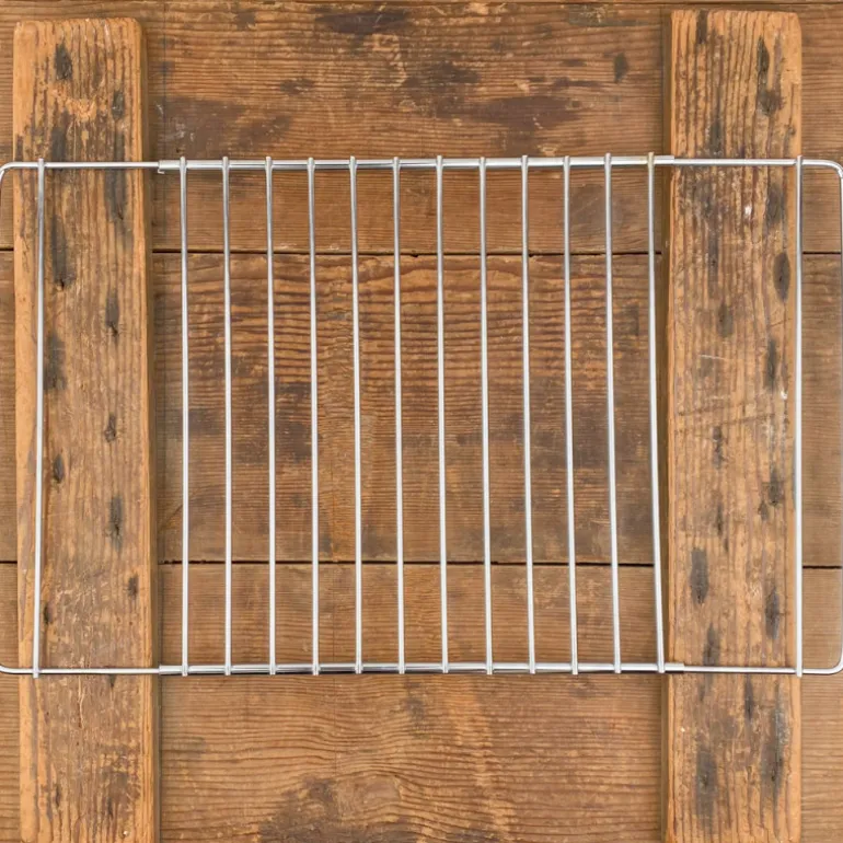 Grille de four extensible chromée - de 38,5 à 55 cm