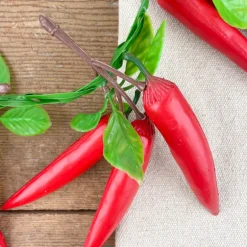 Guirlande de piments rouges