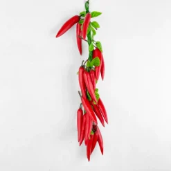 Guirlande de piments rouges