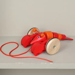 Homard en bois à tirer