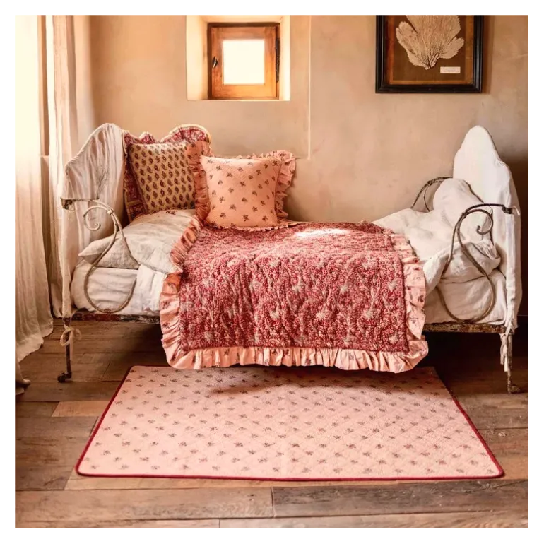 Housse de coussin à volant