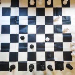 Jeu d'échecs géant