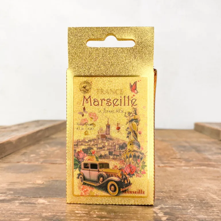 Jeu de cartes doré Marseille
