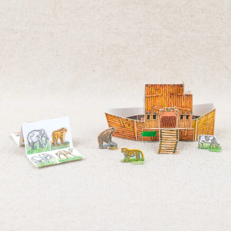 Jeu de construction papier Arche de Noé