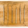 Jeu de 6 grattoirs en inox