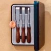 Jeu de 3 mini ciseaux à bois