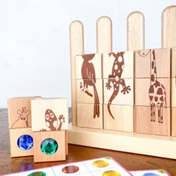 Jeu éducatif animaux et strass