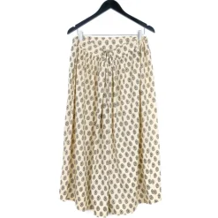 Jupe provençale aubépine beige