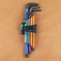 Kit de 9 clés coudées Wera