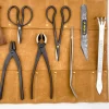 Kit pour Bonsaï - 10 outils et sacoche cuir