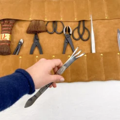 Kit pour Bonsaï - 10 outils et sacoche cuir