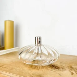 Lampe à huile ellipse striée