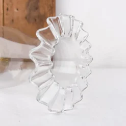 Lampe à pétrole en verre soufflé 45 cm