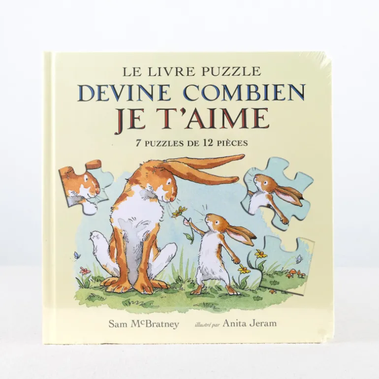 Livre-puzzle "Devine combien je t'aime"