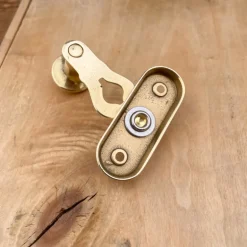 Loquet de volet en Laiton Poli 60mm