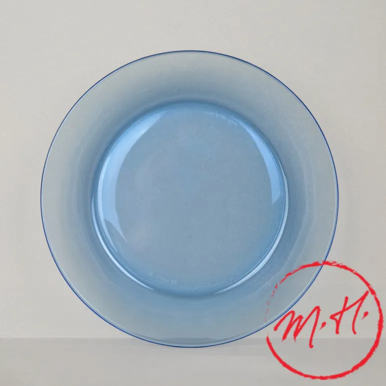 Lot de 6 assiettes plates Lys Duralex - Marine