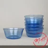Lot de 6 coupelles Lys Duralex - marine