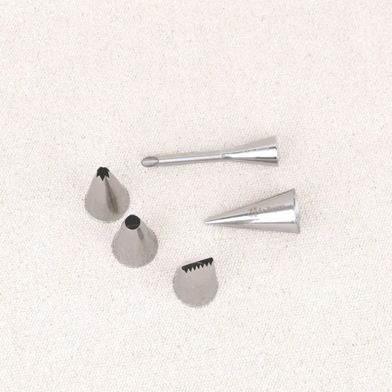 Lot de 5 douilles inox assorties De Buyer