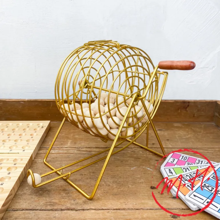 Loto de luxe avec boulier en métal