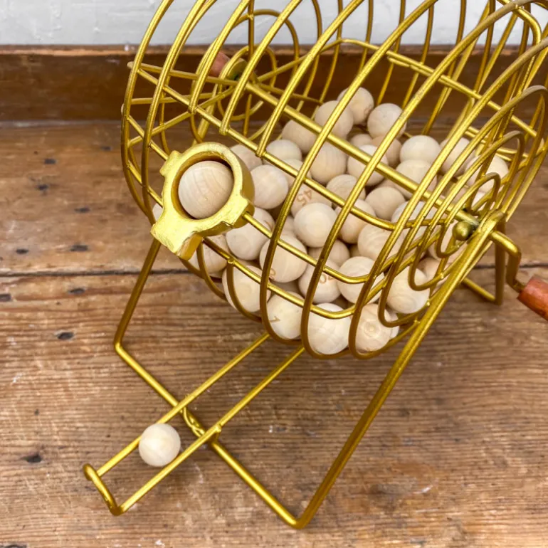 Loto de luxe avec boulier en métal