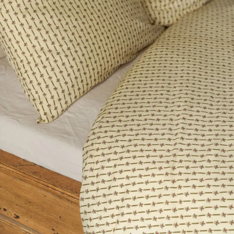 Lot 2 Taies d'oreiller Tiragasso Ecru