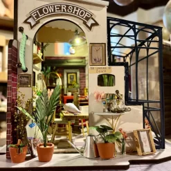 Magasin de fleurs miniature à monter