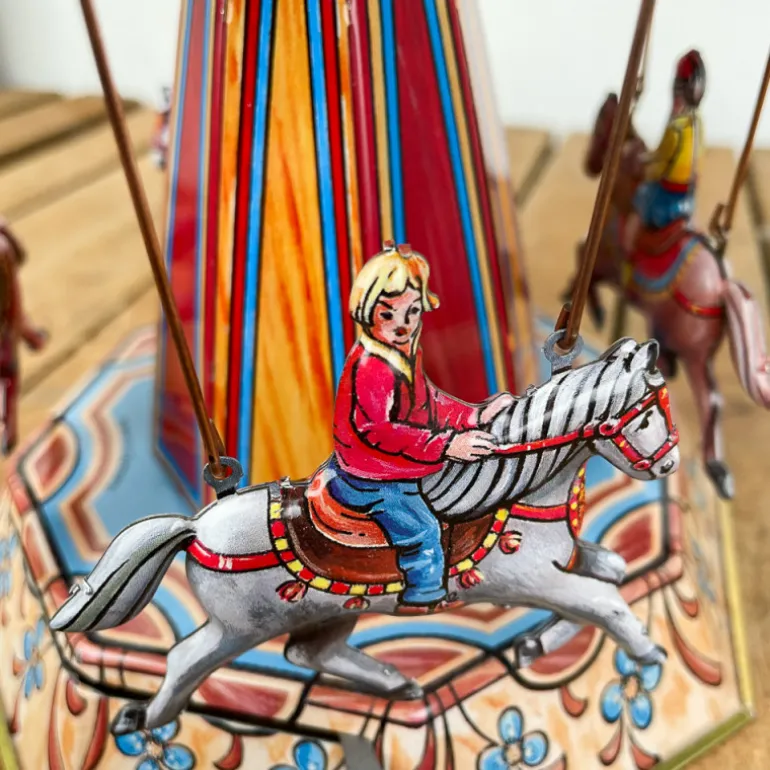 Manège à chevaux mécanique