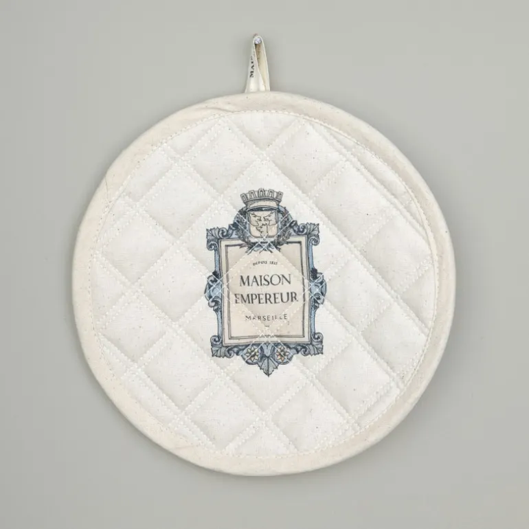 Manique ronde blason Maison Empereur