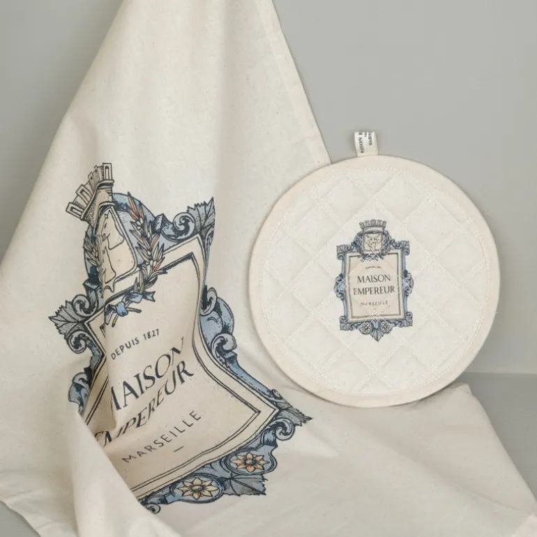 Manique ronde blason Maison Empereur