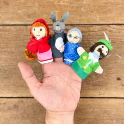 Marionnettes de doigt Petit chaperon rouge