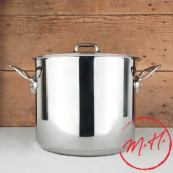 Marmite traiteur avec couvercle inox Mauviel M'Cook