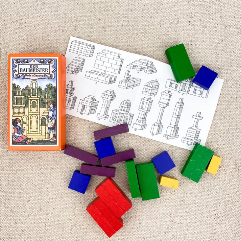 Mini jeu de construction en bois