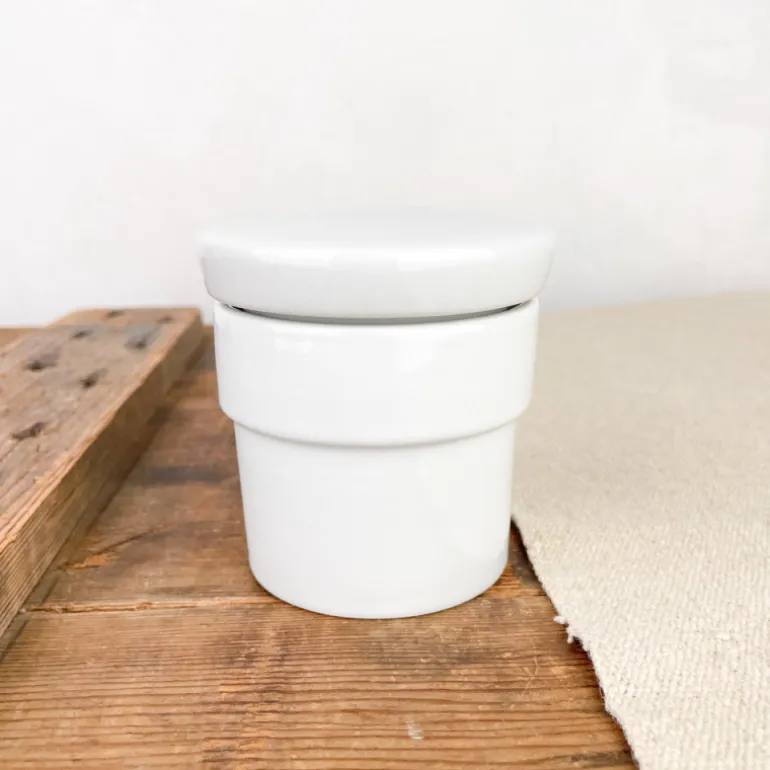 Mortier à épices en porcelaine