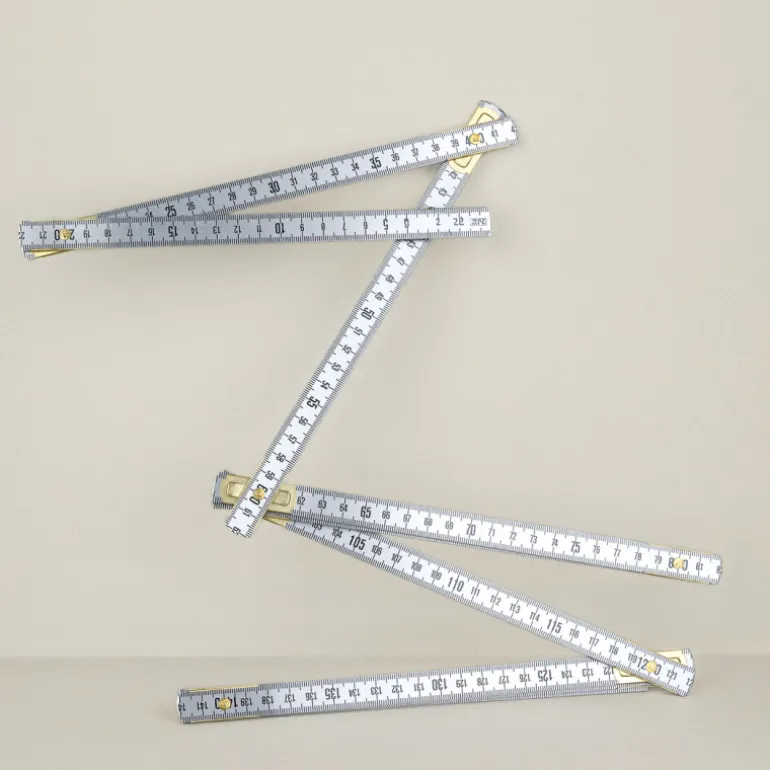 Mètre pliable en aluminium 2 m