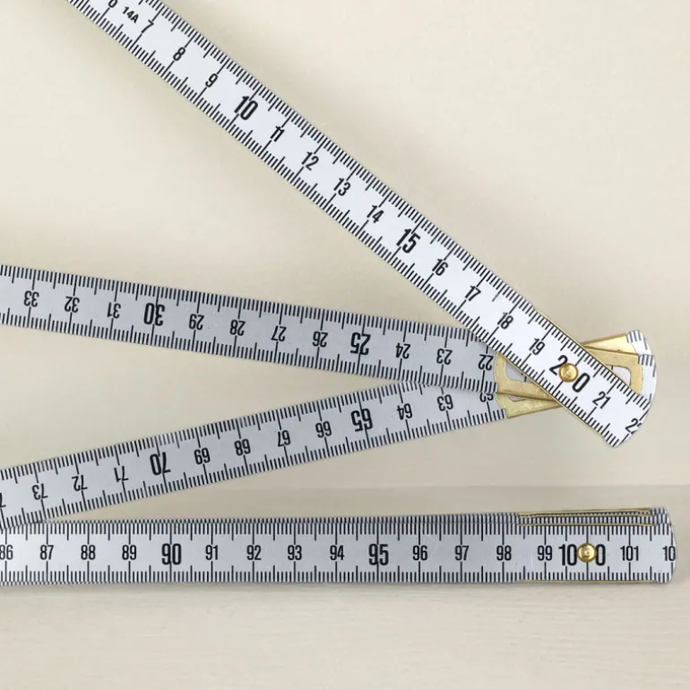 Mètre pliable en aluminium 2 m