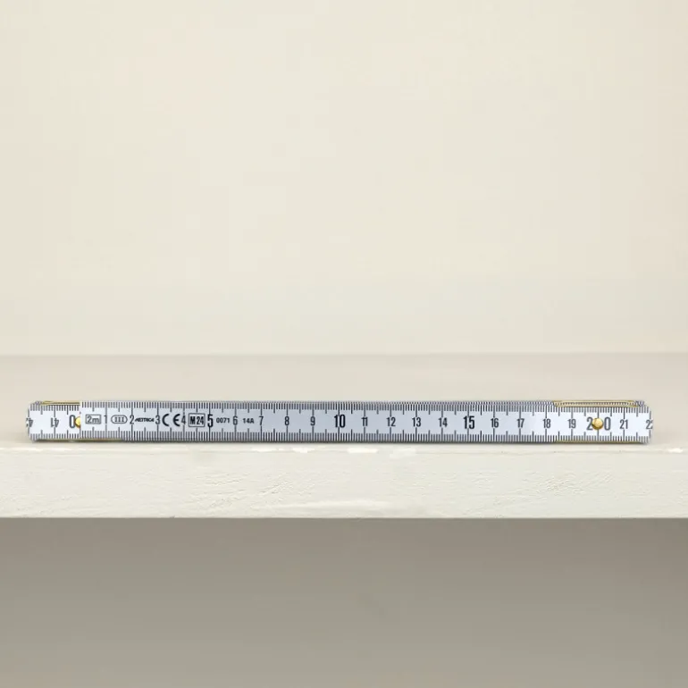 Mètre pliable en aluminium 2 m