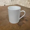 Mug en porcelaine blanche