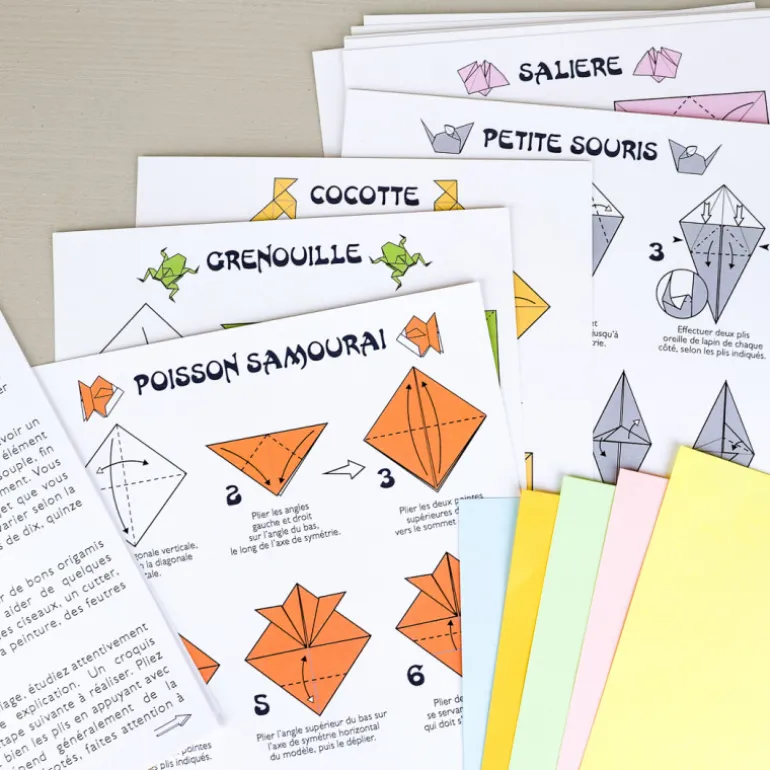 15 origamis en couleurs