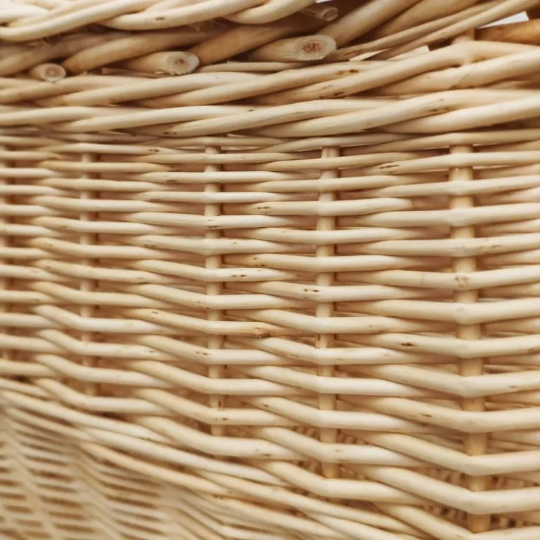 Panier vendéen en osier naturel