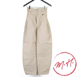 Pantalon Largeot moleskine écru