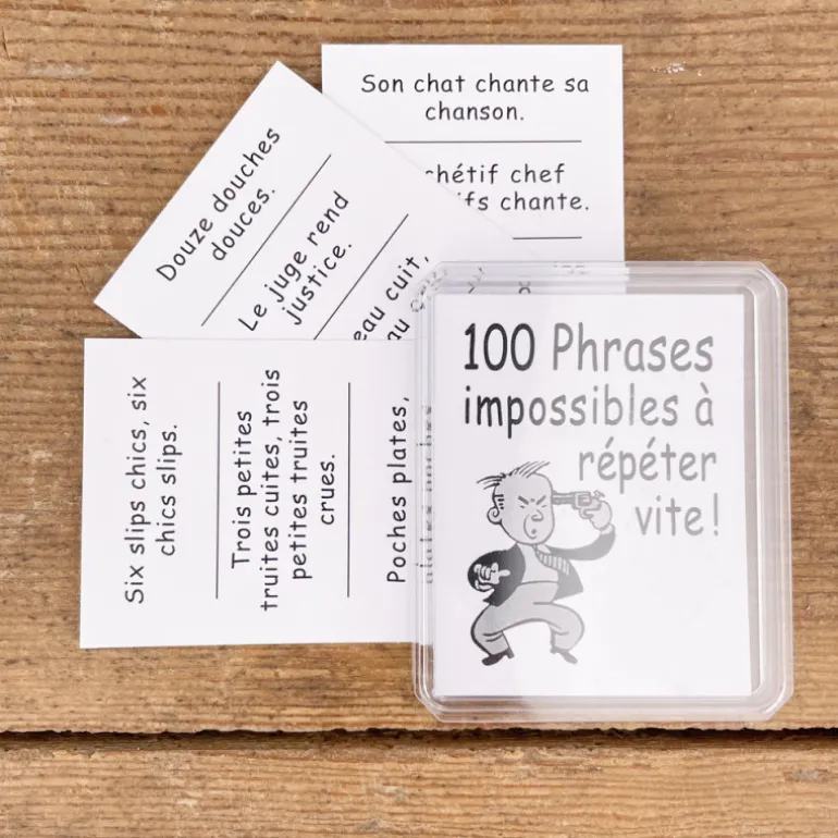 100 phrases impossibles à répéter vite