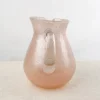 Pichet en pâte de verre soufflé 1,6L