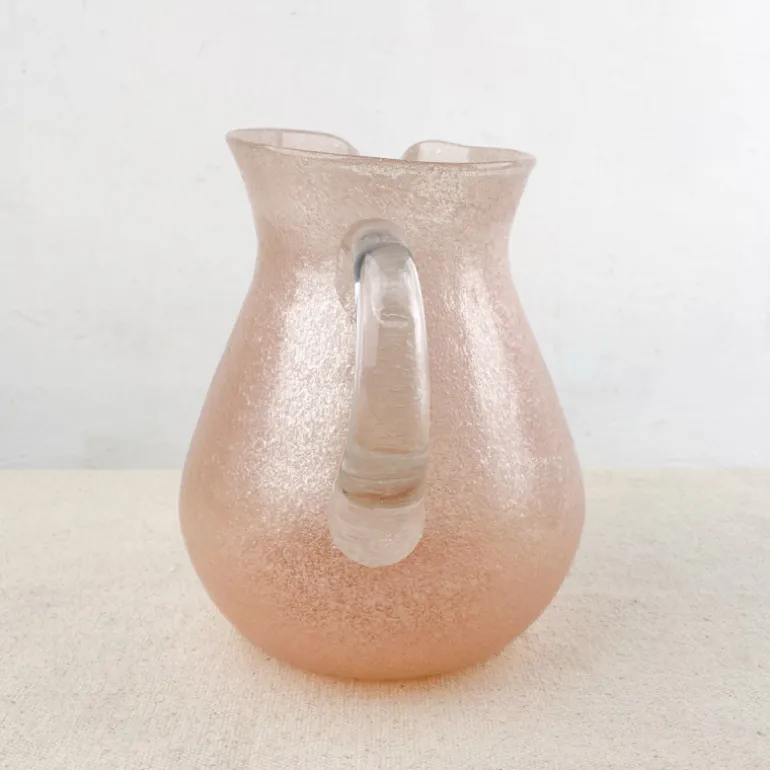 Pichet en pâte de verre soufflé 1,6L