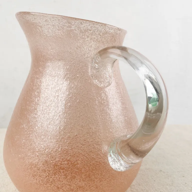 Pichet en pâte de verre soufflé 1,6L