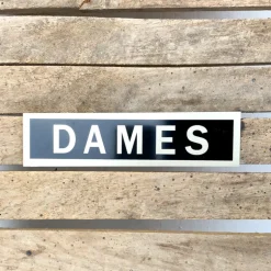 Pictogramme toilettes Dames / Messieurs